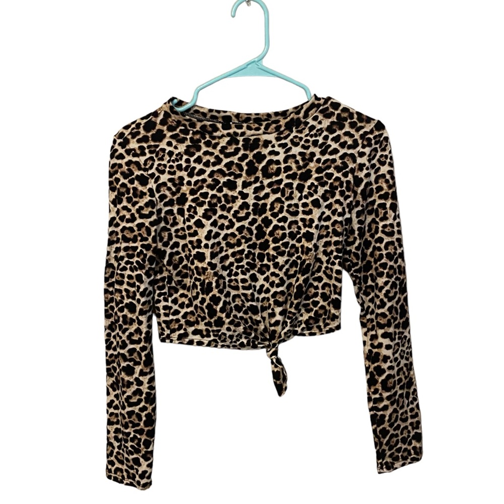 Cheetah long sleeve top
